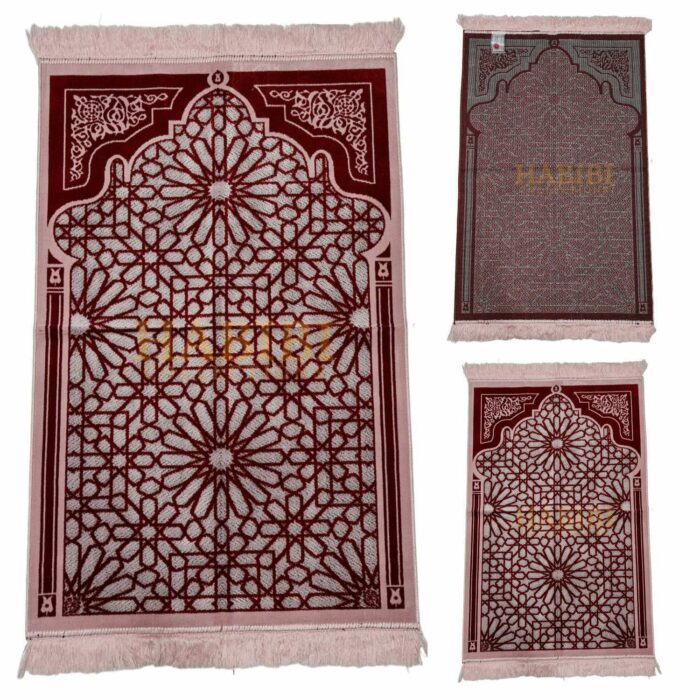 Wool Blend Adult Islamic Prayer Mat Star Musalla Saudi Arabia