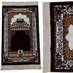 PREMIUM Islamic Kaaba Prayer Flower Mat Jannamaz Musallah