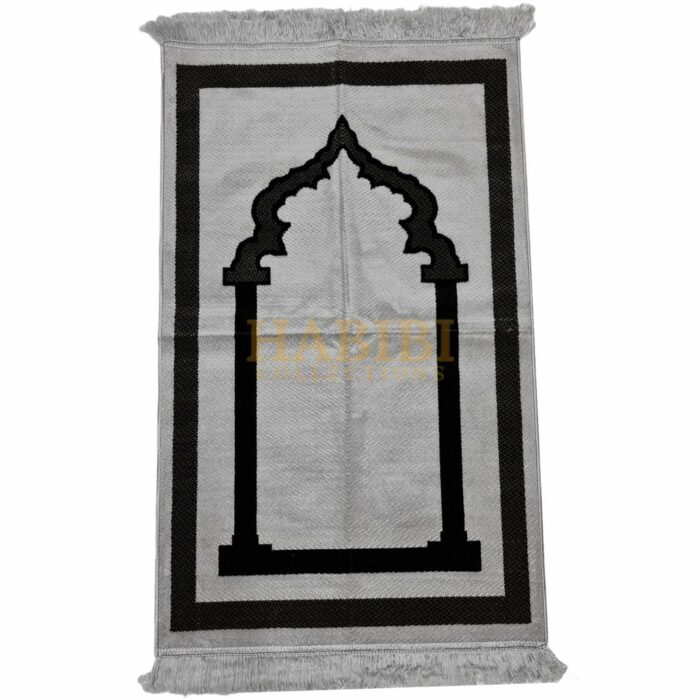 Minwal Adult Islamic Prayer Mat Soft Plain Arch from Saudi Arabia