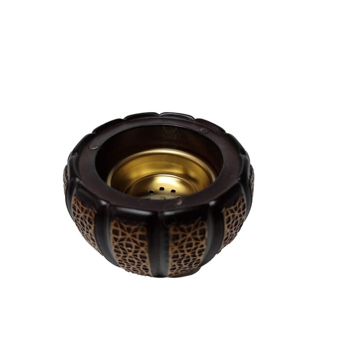 Jyr0945 Champagne Ceramic Incense Bakhoor Burner,mabkhara ,burner High Quality Magnetic Top (7)