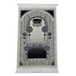 Kaba 001 Black New Safa Islamic Kaaba Design Prayer Mat From Turkeyblk