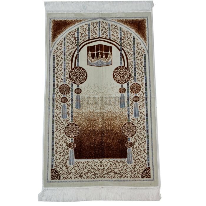 Kaba 001 Rusty Gold New Safa Islamic Kaaba Design Prayer Mat From Turkeyrustygold 204816