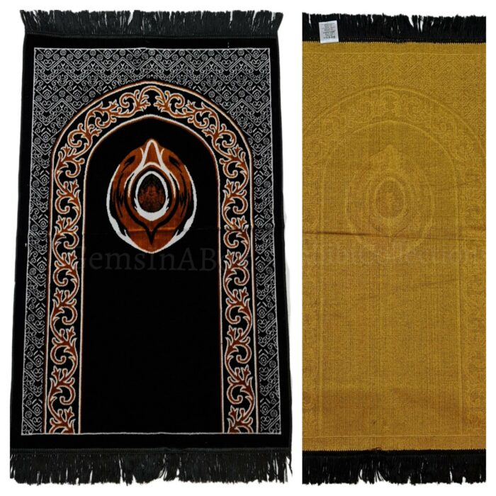 Kabastone Blk Hajar Aswad Black Stone Kaaba Islamic Prayer Mat From Turkey Black Stone (2)