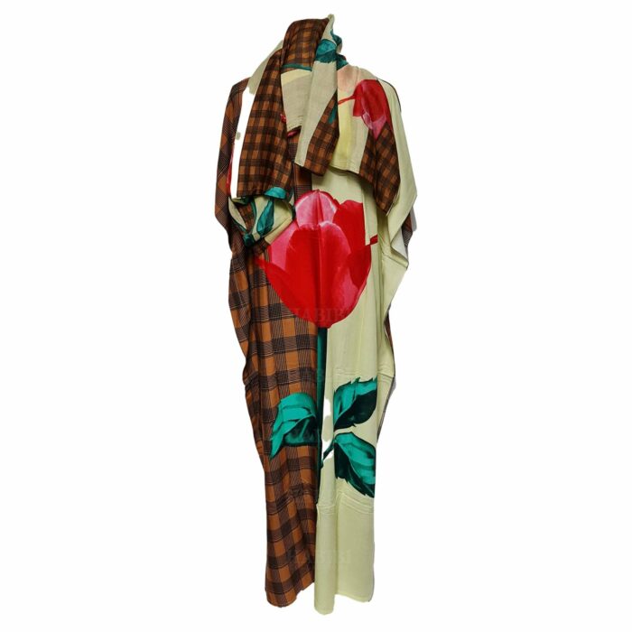 Kaftulp 001 Women Cotton Short Sleeves Tunic Kaftan0602 192713