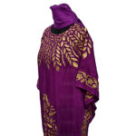Kaftulp 004 Women’s Cotton Floral Multicoloured Kaftan Maxi Dress Free Size With Matching Scarf 182317