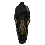Kaftulp 005 Women’s Cotton Floral Multicoloured Kaftan Maxi Dress Free Size With Matching Scarf 183012