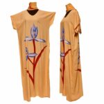 Kaftulp 020 Loose Fit Kaftan Tunic Holiday Dress Beach Cover Up Dubai Abaya Free Head Scarf (10)