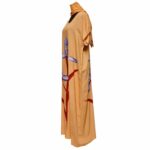 Kaftulp 020 Loose Fit Kaftan Tunic Holiday Dress Beach Cover Up Dubai Abaya Free Head Scarf (9)