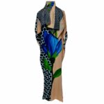 Kaftulp 025 Loose Fit Kaftan Tunic Holiday Dress Beach Cover Up Dubai Abaya Free Head Scarf (13)