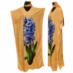 Kaftulp 030 Loose Fit Kaftan Tunic Holiday Dress Beach Cover Up Dubai Abaya Free Head Scarf (1)