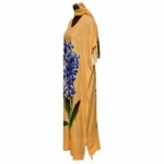 Kaftulp 030 Loose Fit Kaftan Tunic Holiday Dress Beach Cover Up Dubai Abaya Free Head Scarf (3)