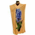 Kaftulp 030 Loose Fit Kaftan Tunic Holiday Dress Beach Cover Up Dubai Abaya Free Head Scarf (4)