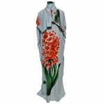 Kaftulp 031 Loose Fit Kaftan Tunic Holiday Dress Beach Cover Up Dubai Abaya Free Head Scarf (10)