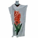 Kaftulp 031 Loose Fit Kaftan Tunic Holiday Dress Beach Cover Up Dubai Abaya Free Head Scarf (13)