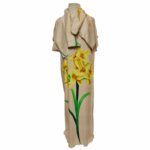 Kaftulp 032 Loose Fit Kaftan Tunic Holiday Dress Beach Cover Up Dubai Abaya Free Head Scarf (8)
