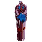 Kaftulp 037 Women’s Kaftan Loose Fit Tunic Dress Sequin Floral Maxi Dress 021050