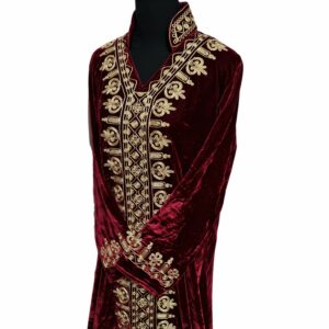 Kafvelvet A Moroccan Thick Velvet Long Maxi Dress Abaya Robe Luxury Kaftan Jilbab(91)