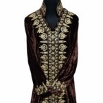 Kafvelvet A Moroccan Thick Velvet Long Maxi Dress Abaya Robe Luxury Kaftan Jilbab(97)