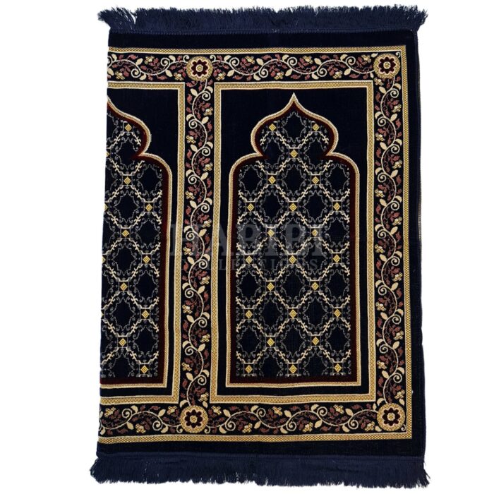 Karbat3ppl 001 Large Islamic Prayer Mat Musallah Janamaaz (3 People) (26)