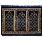 Karbat3ppl 001 Large Islamic Prayer Mat Musallah Janamaaz (3 People) (29)
