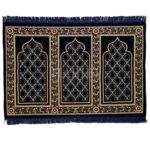Karbat3ppl 001 Large Islamic Prayer Mat Musallah Janamaaz (3 People) (30)