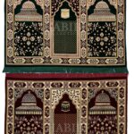 Karbat3ppl 002 Large Islamic Prayer Mat Musallah Janamaaz (3 People) (34)