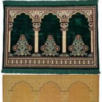 Karbat3ppl 003 Large Islamic Prayer Mat Musallah Janamaaz (3 People) (26)