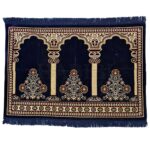 Karbat3ppl 003 Large Islamic Prayer Mat Musallah Janamaaz (3 People) (27)