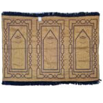 Karbat3ppl 004 Large Islamic Prayer Mat Musallah Janamaaz (3 People) (27)