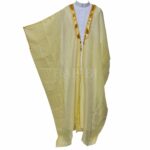 Kharbat Bsht 007 New Men's Bisht Cloak Arab Dress Thobe Islam Robe Eid Kaftan Jacket Wedding Yellow009 (3)