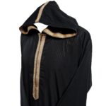 Khlcstmmdehd 001 Moroccan Black Striped Zip Front Long Sleeve Hooded Thobe Jubba Djellaba2khlcstmmdehd 001 Moroccan Black Striped Zip Front Long Sleeve Hooded Thobe Jubba Djellaba518 165904