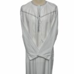 Khtomani 003l White Men Emirati Long Sleeves Thobe Jubba (100)