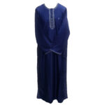 Ldt 001 Navy Mens Moroccan Long Sleeve Jubba Thobe
