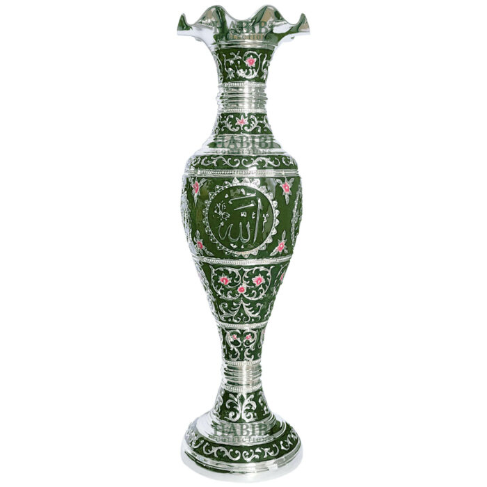 Large vase Silver green Habibicollections