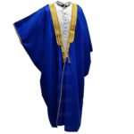 M21 Bisht 3qsslv 011 Men’s Premium 3 Quarter Sleeve Arabian Bisht Royal Blue Cloak Arab Dress Thobe Islam Robe Eid 233920