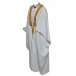 M21 Bisht 3qsslv 06 Men's Premium 3 Quarter Sleeve Arabian Bisht Green Silver Cloak Arab Dress Thobe Islam Robe Eid 05 25t195919.800 (4)