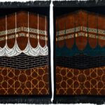 High Quality Soft Islamic Kaaba Cover Prayer Mat by Saffa