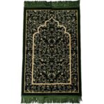 Super Soft Islamic Prayer Mat Floral Jannamaz Musallah Turkish