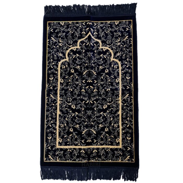 Super Soft Islamic Prayer Mat Floral Jannamaz Musallah Turkish