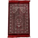 Super Soft Islamic Prayer Mat Vase Floral Jannamaz Musallah Turkish