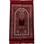 Super Soft Islamic Prayer Mat Chandelier Floral Jannamaz Musallah Turkish