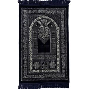 Super Soft Islamic Prayer Mat Chandelier Floral Jannamaz Musallah Turkish