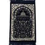 Super Soft Islamic Prayer Mat Kaba Masjid Floral Jannamaz Musallah Turkish