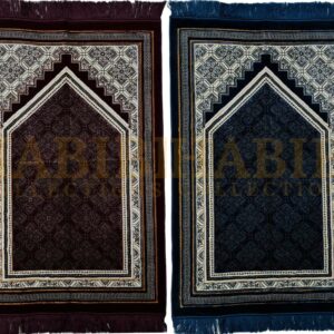 Jumbo Size Super Soft Islamic Prayer Mat Floral Jannamaz Musallah Turkish 950g