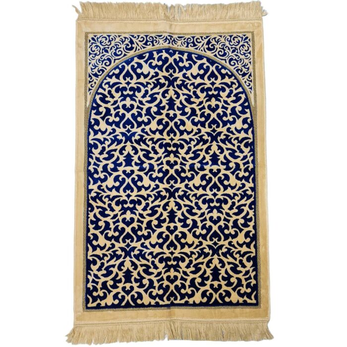 Super Soft Islamic Prayer Mat Floral Geometric Jannamaz Musallah Turkish