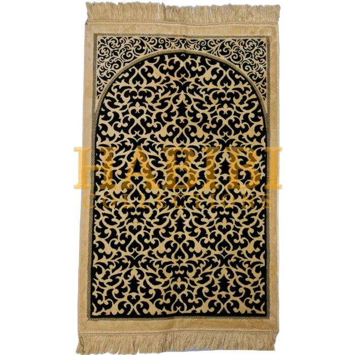 Super Soft Islamic Prayer Mat Floral Geometric Jannamaz Musallah Turkish