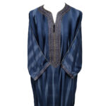 M3qs 007 Habibicollections Mens Moroccan 3 Quarter Sleeve Patterned Jubba Thobe 120646