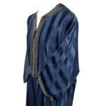 M3qs 007 Habibicollections Mens Moroccan 3 Quarter Sleeve Patterned Jubba Thobe 120659