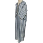 M3qs 012 Habibicollections Mens Moroccan 3 Quarter Sleeve Patterned Jubba Thobe 124502