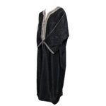 M3qs Azdfline 017 Men Moroccan Cotton Blend 3 Quarter Sleeves Thobe Jubba Kandora 185458